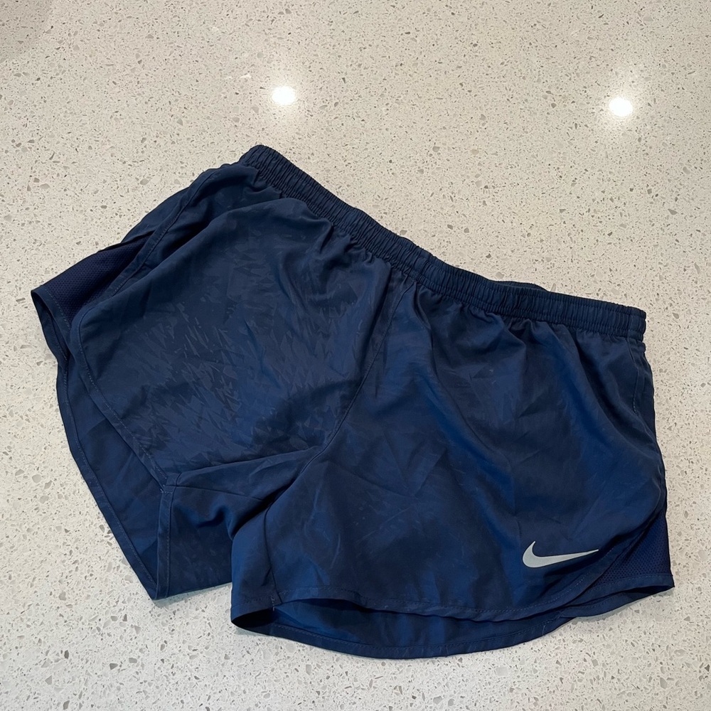 Nike Blue and Gray Athletic Shorts Lightweight Performance